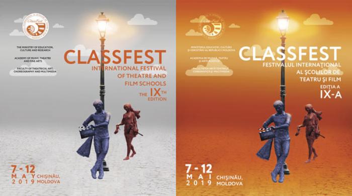 ​ LA CHŞINĂU SE VA DESFĂŞURA FESTIVALUL INTERNAŢIONAL AL ŞCOLILOR DE TEATRU ŞI FILM "CLASSFEST", EDIŢIA A IX-A
