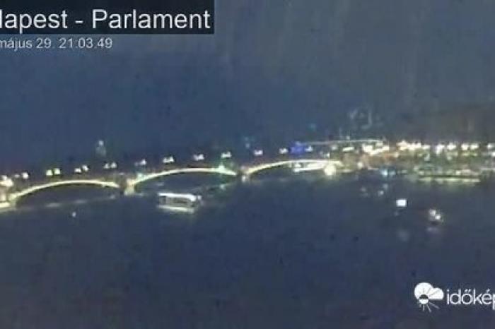Момент смертельной аварии на Дунае попал на видео