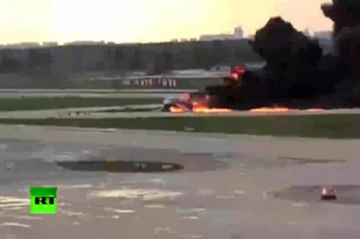 Опубликовано видео из диспетчерской Шереметьево при посадке SSJ-100
