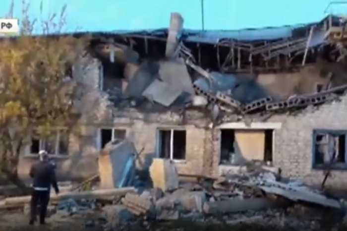 Опубликовано видео с места взрыва газа в Ростовской области
