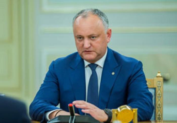 ПРЕЗИДЕНТ ИГОРЬ ДОДОН УВЕРЕН, ЧТО ПОСЛЕ ДОСРОЧНЫХ ВЫБОРОВ УДАСТСЯ СФОРМИРОВАТЬ ПРАВИТЕЛЬСТВО