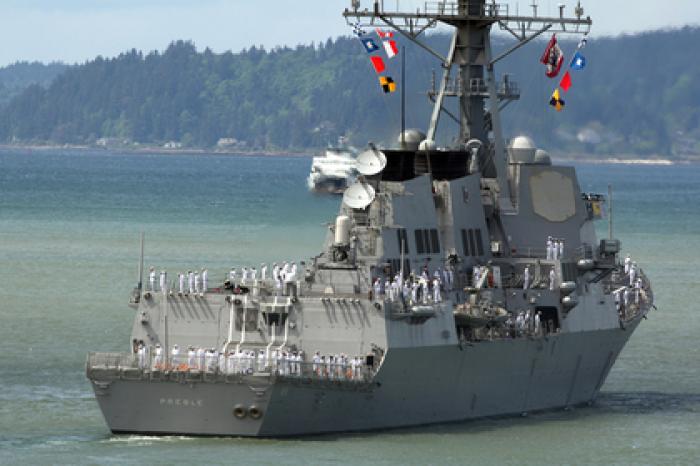 Военные корабли США третий раз за год возмутили Китай