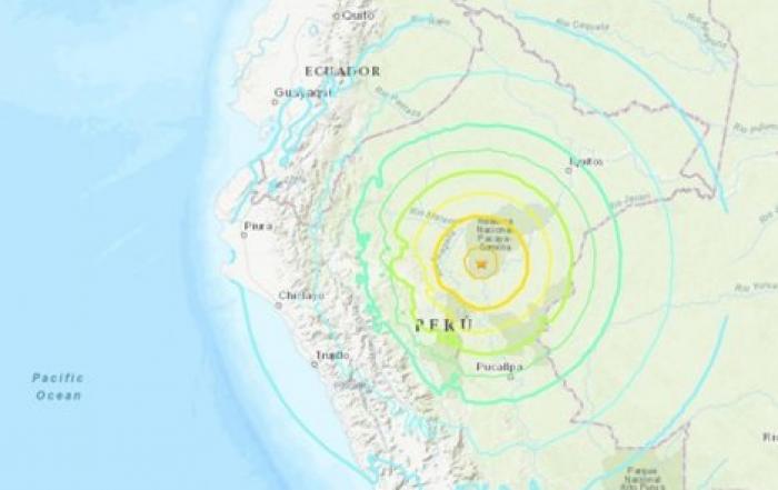 В Перу произошло разрушительное землетрясение