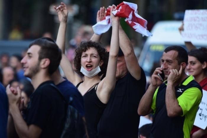 Грузин отбил атаку на российских журналистов в Тбилиси