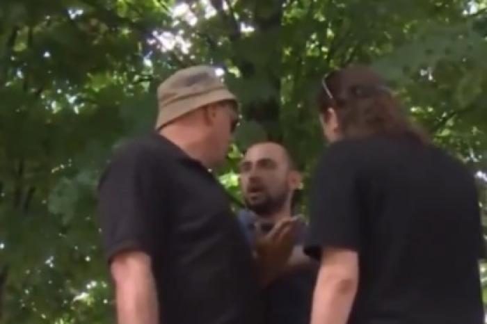 Появилось видео нападения на российских журналистов в Тбилиси