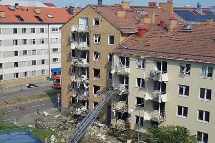 Сильный взрыв произошел в жилом доме на юге Швеции