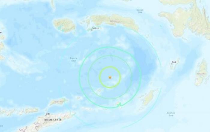 У берегов Индонезии произошло мощное землетрясение