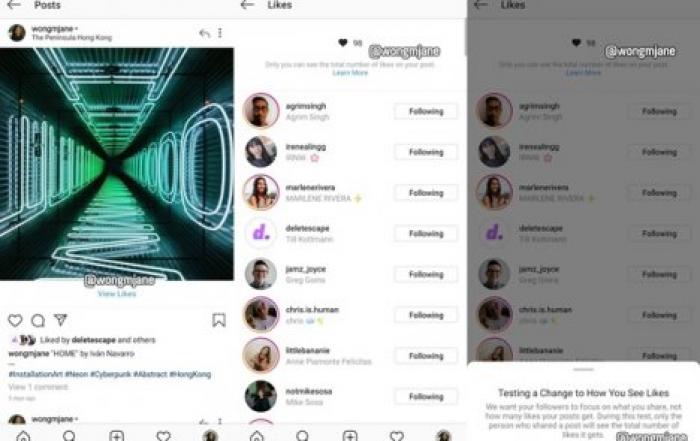 В Instagram исчезнет счетчик лайков