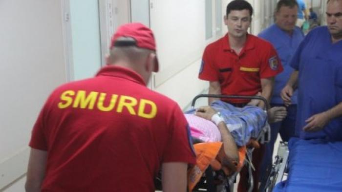 Экипаж SMURD доставил в Кишинёв пострадавшего в ДТП мужчину в Румынии