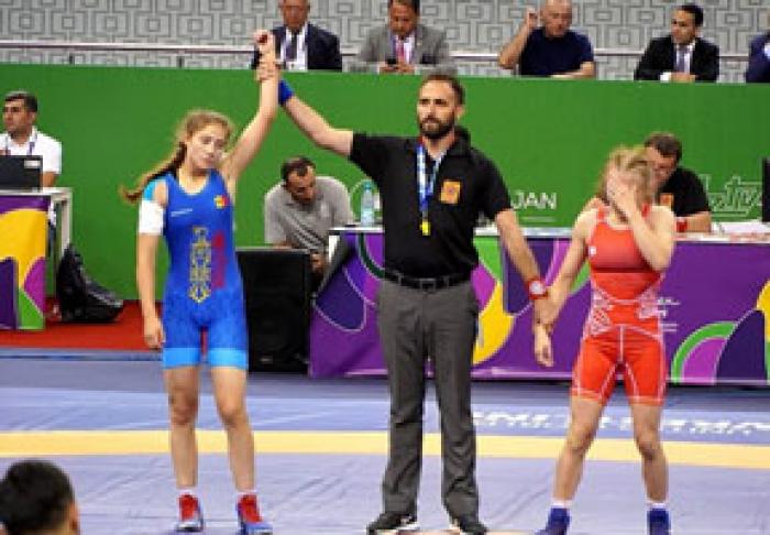 МИХАЕЛА САМОИЛ ВЫИГРАЛА БРОНЗОВУЮ МЕДАЛЬ ОЛИМПИЙСКОГО ФЕСТИВАЛЯ ЕВРОПЕЙСКОЙ МОЛОДЕЖИ В БАКУ