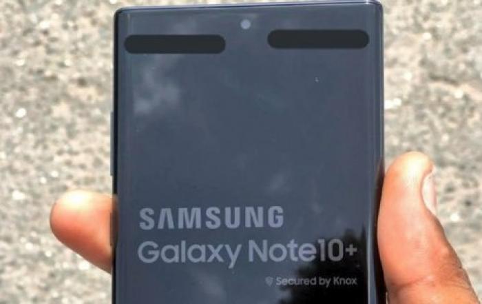 Появилось реальное фото Samsung Galaxy Note 10+