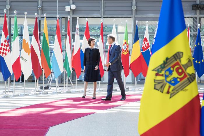 Preşedintele Consiliului European, Donald Tusk, confirmă sprijinul Uniunii Europene pentru Republica Moldova pentru implementarea reformelor