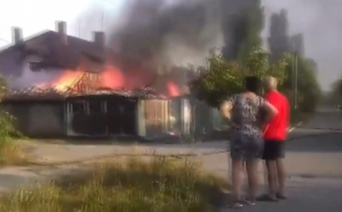 В Бессарабке загорелся продуктовый магазин