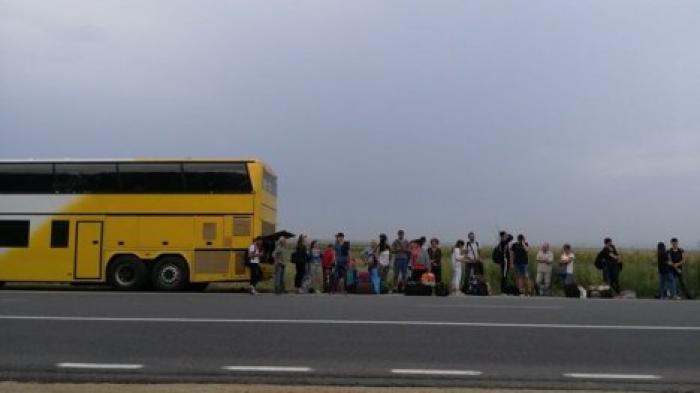 Автобус Кишинев-Мангалия загорелся на ходу в Румынии