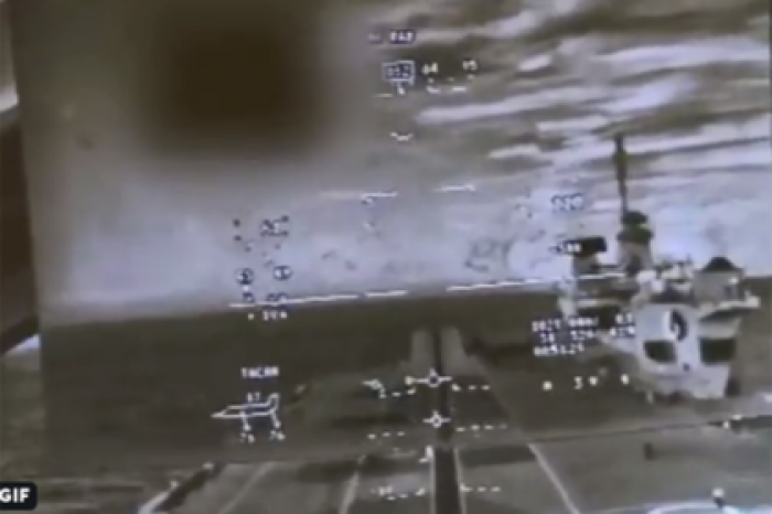 Посадку F-35B на «Королеву Елизавету» показали «глазами» пилота