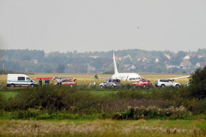 Появилось видео попадания птиц в двигатель A321