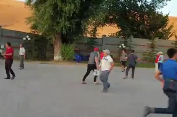 Появилось видео штурма резиденции Атамбаева
