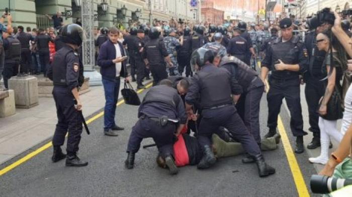 В Москве задержали более 150 человек в результате прошедшего накануне протеста