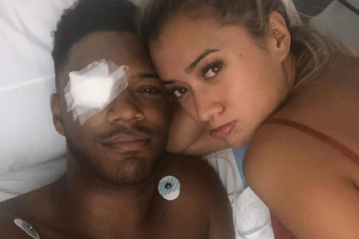 Звезда реалити-шоу ослепла на один глаз из-за пробки от шампанского