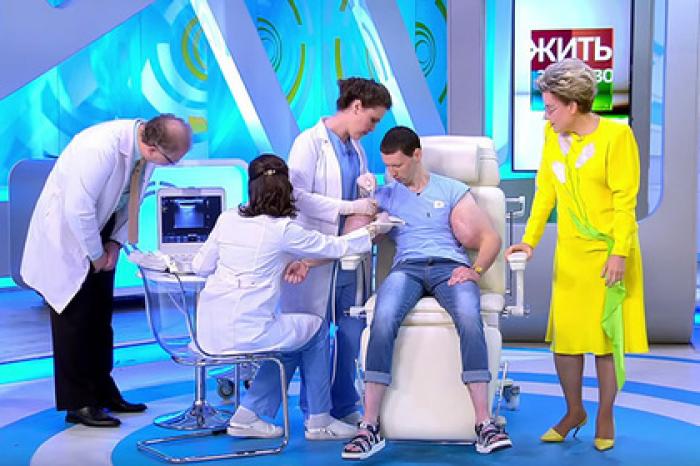 Малышева отчитала обладателя «рук-базук» и захотела его выпороть