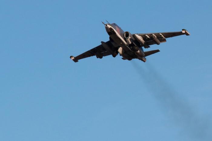 Обнаружено место падения российского Су-25