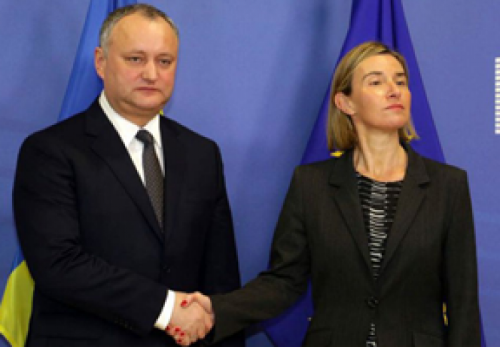 PREŞEDINTELE IGOR DODON EFECTUEAZĂ O VIZITĂ LA BRUXELLES
