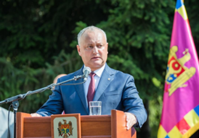 ПРЕЗИДЕНТ МОЛДОВЫ: АРМИЯ – НЕОТЪЕМЛЕМЫЙ АТРИБУТ НЕЗАВИСИМОГО, СУВЕРЕННОГО И ЦЕЛОСТНОГО ГОСУДАРСТВА