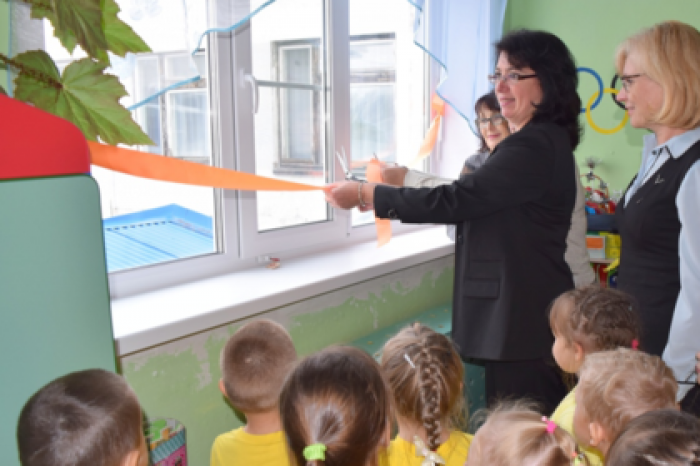 В российском детском саду торжественно открыли окна