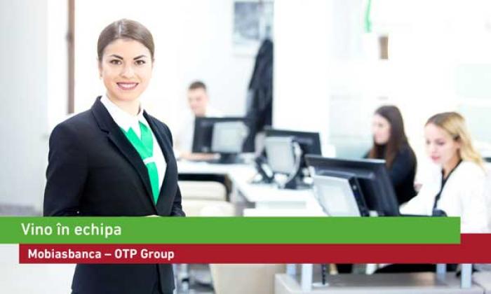 MOBIASBANCA OTP GROUP ESTE LOCUL ÎN CARE TE DEZVOLȚI PROFESIONAL. VINO LA TÂRGUL DE CARIERE 2019 SĂ NECUNOAȘTEM MAI BINE!