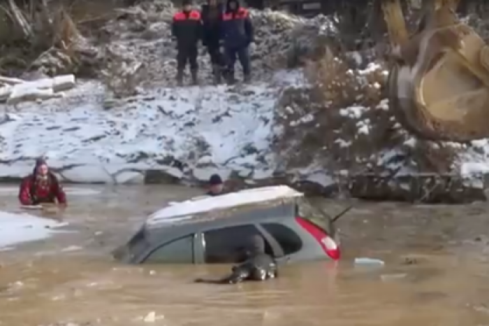 Опубликовано видео последствий прорыва дамб в Красноярском крае