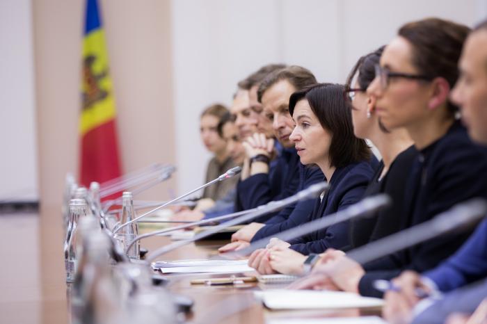 Премьер Майя Санду провела встречу с группой содокладчиков Совета Европы