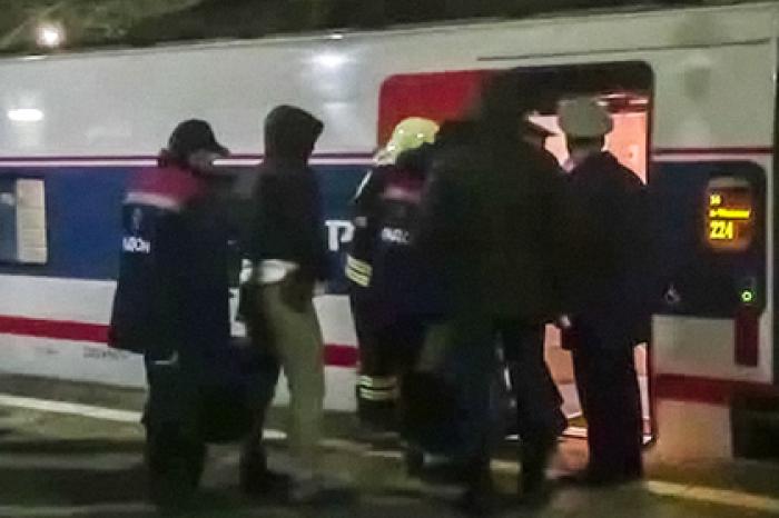Прибывший в Москву пустой радиоактивный поезд показали на видео
