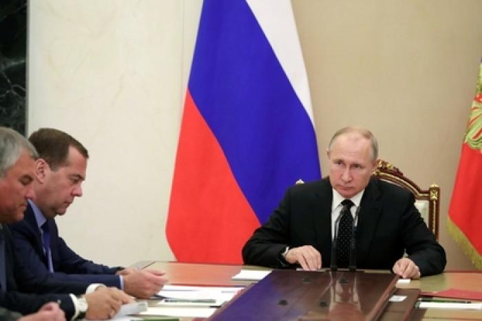 Путин обсудил с членами Совбеза обострение ситуации в Сирии