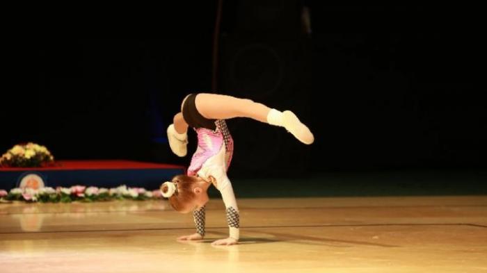 В Кишиневе проходит чемпионат по аэробной гимнастике
