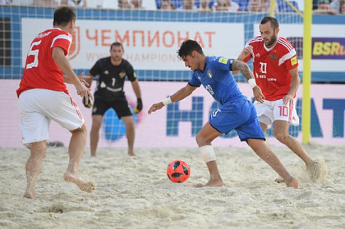 В России впервые пройдет чемпионат мира по пляжному футболу