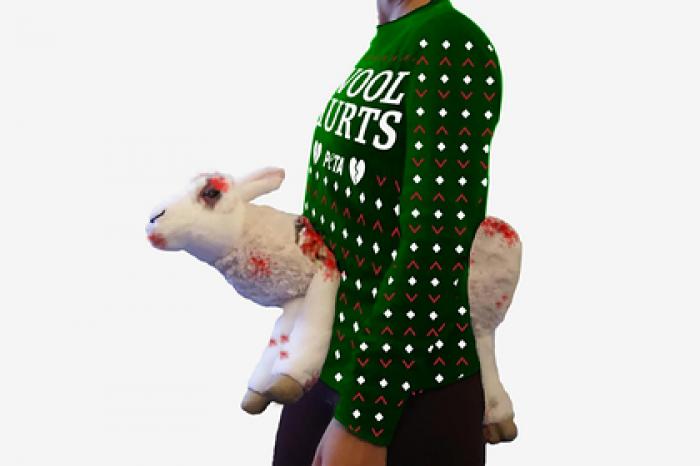 Онлайн-магазин предложил купить рождественский свитер и ощутить «шерстяную боль»