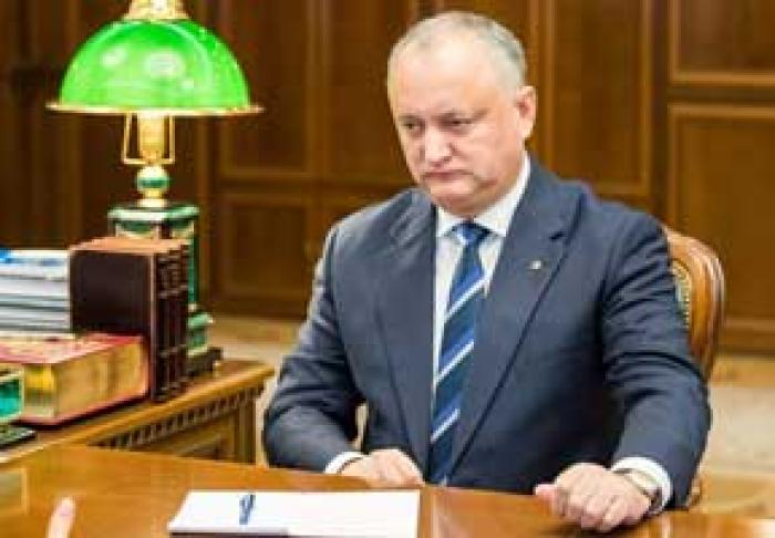 ПРЕЗИДЕНТ ИГОРЬ ДОДОН ПОДДЕРЖИТ ПРАВИТЕЛЬСТВО, ЕСЛИ ОНО НЕ БУДЕТ ВЫХОДИТЬ ЗА РАМКИ КОНСТИТУЦИОННЫХ НОРМ