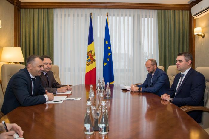 Prim-ministrul Ion Chicu l-a primit pe Volodymyr Boiechko, însărcinat cu afaceri al Ambasadei Ucrainei în Republica Moldova