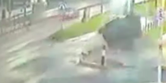 Смертельная авария с участием боксера-чемпиона попала на видео