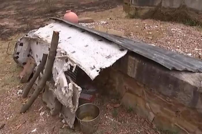 Мужчина залез в печь и спасся от пожара