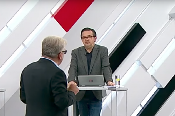 Политолог покинул студию «России 1» после слов «последняя мразь»