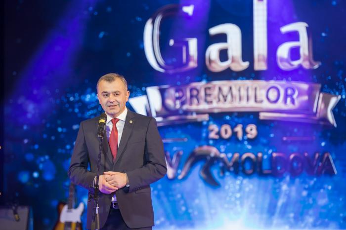 Prim-ministrul Republicii Moldova, Ion Chicu, a participat la Gala Premiilor TVR Moldova