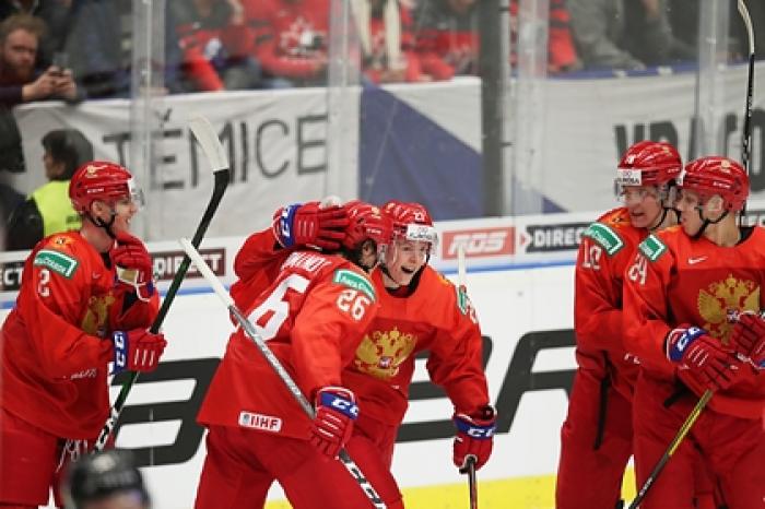 Сборная России с рекордным счетом обыграла Канаду на молодежном ЧМ по хоккею