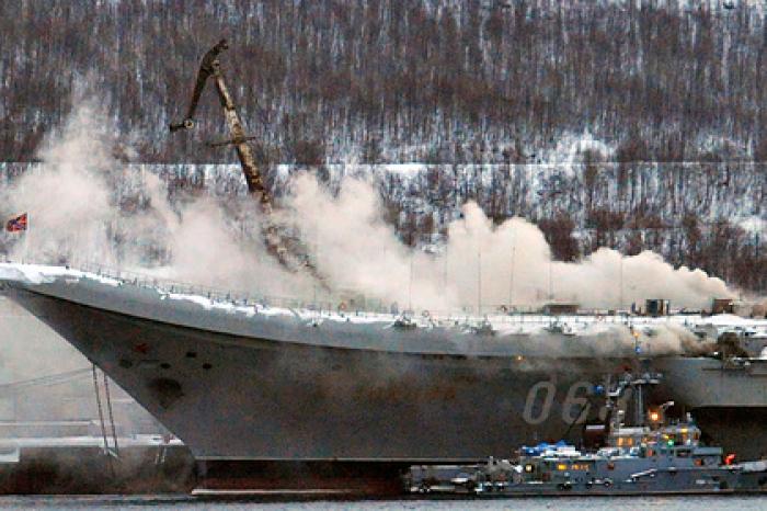 Возгорание на «Адмирале Кузнецове» локализовали