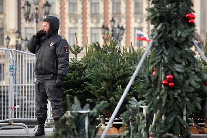 В центре Москвы поставят КПП для досмотра граждан на новогодних праздниках