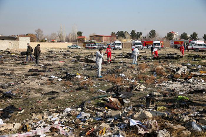 Объяснено появление повреждений на корпусе упавшего в Иране самолета