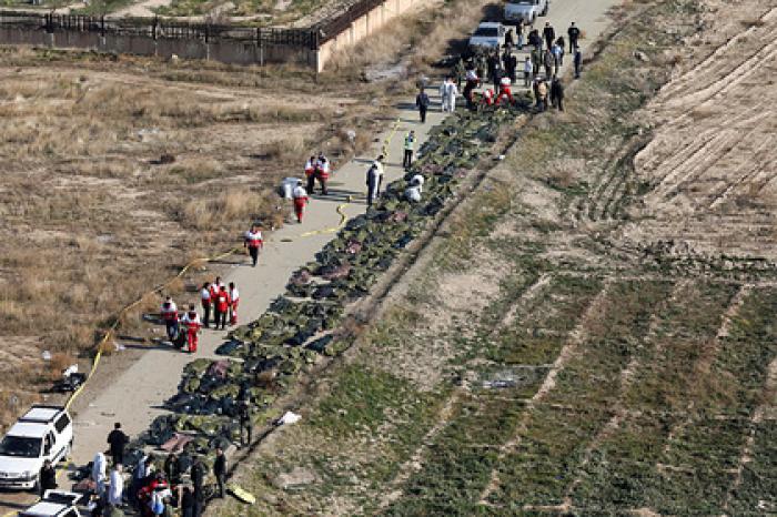 Опубликован список пассажиров упавшего в Иране самолета