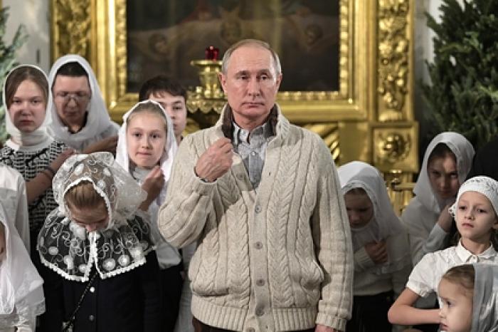 Путин встретил Рождество в Санкт-Петербурге третий раз подряд