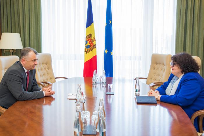 Premierul Ion Chicu s-a întâlnit cu Anna Akhalkatsi, Directorul biroului Băncii Mondiale în Moldova