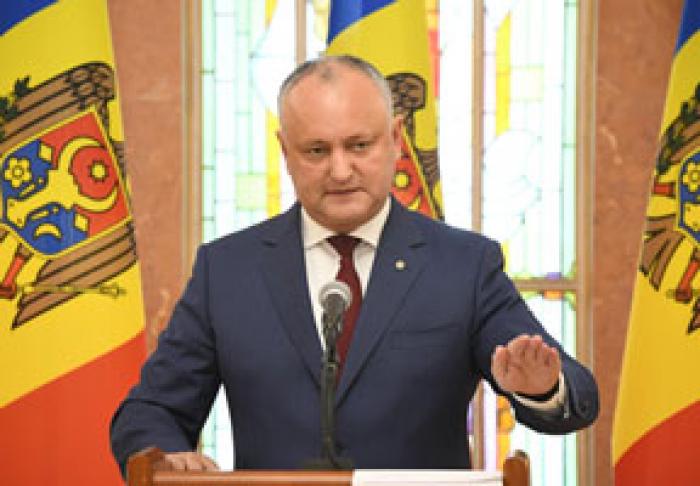 ПРЕЗИДЕНТ МОЛДОВЫ ИГОРЬ ДОДОН СЧИТАЕТ НЕОБХОДИМЫМ СЕСТЬ ЗА СТОЛ ПЕРЕГОВОРОВ И РЕШАТЬ ПРОБЛЕМУ ПРИДНЕСТРОВЬЯ
